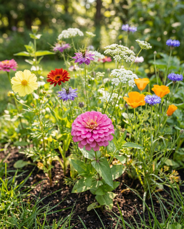 Schnittblumen-Mix 60 bis 80 cm Wuchshöhe – einjährige Blumensamen von SeedsChoice