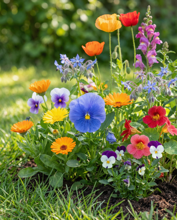 Essbare Mischung für Speisen und Dekoration – einjährige Blumensamen von SeedsChoice