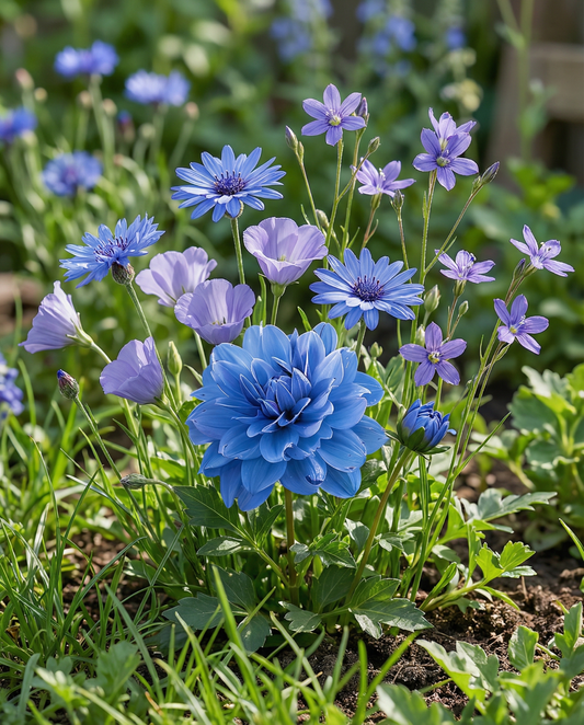 Blue Summer Mix Shades – einjährige Blumensamen von SeedsChoice