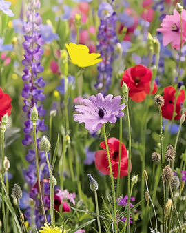 Field Flowers Seeds Annual Mix For Summer Bloom
