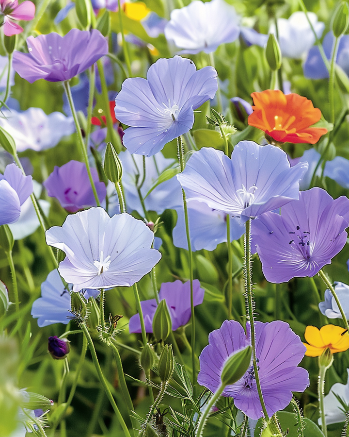 Wildblumenmischung 5-g-Packung Samen (Linum usitatissimum) – einjährige Blume