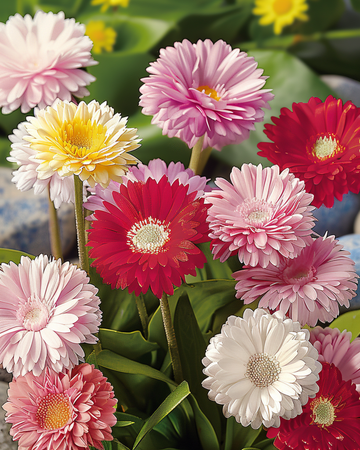 Daisy Large Flowered Mixed Samen (Bellis perennis) – zweijährige Blume