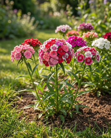 Sweet William Mixed Colors (Dianthus barbatus) – biennial mix seeds from SeedsChoice