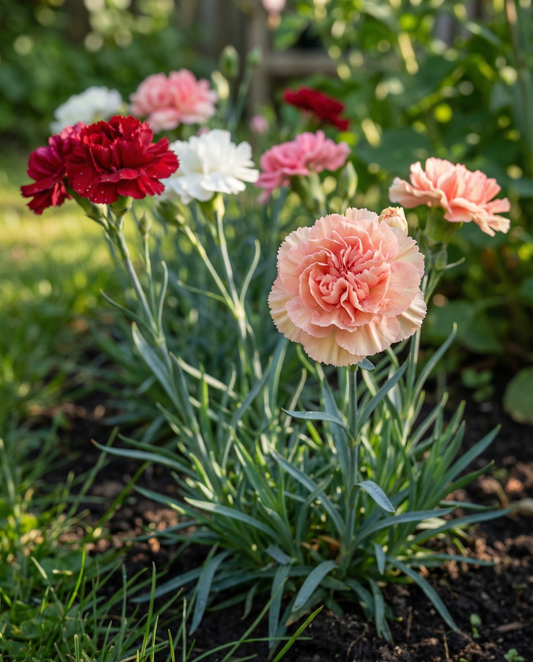Carnation Grenadin Mixed (Dianthus caryophyllus) – biennial mix seeds from SeedsChoice
