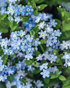 Forget Me Not Seeds Myosotis Alpestris Biennial Blue Flowers Cottage Garden