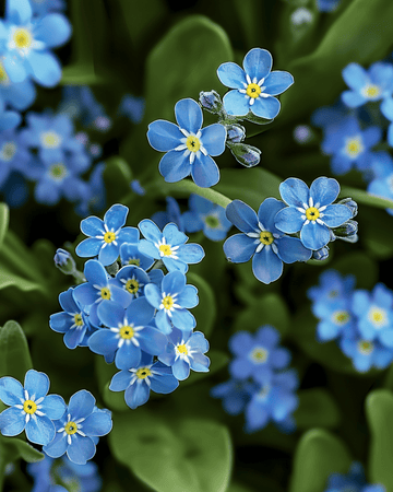 Vergissmeinnicht Blue Ball Samen (Myosotis alpestris) – zweijährig