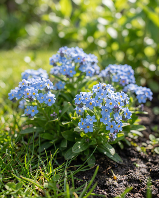 Vergissmeinnicht Blue Ball (Myosotis alpestris) – zweijährige Samen von SeedsChoice