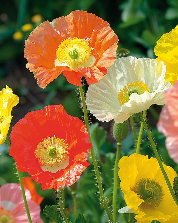 Island Poppy Mix seeds (Papaver nudicaule) – biennial flower