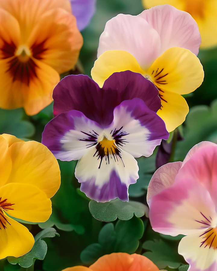 Pansy Trimardeau Mixed seeds (Viola wittrockiana) – biennial flower