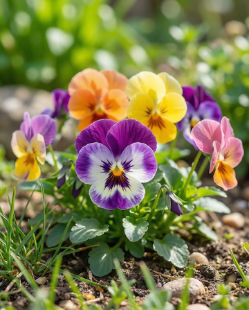 Stiefmütterchen Trimardeau Mixed (Viola wittrockiana) – zweijährige Blumensamen von SeedsChoice