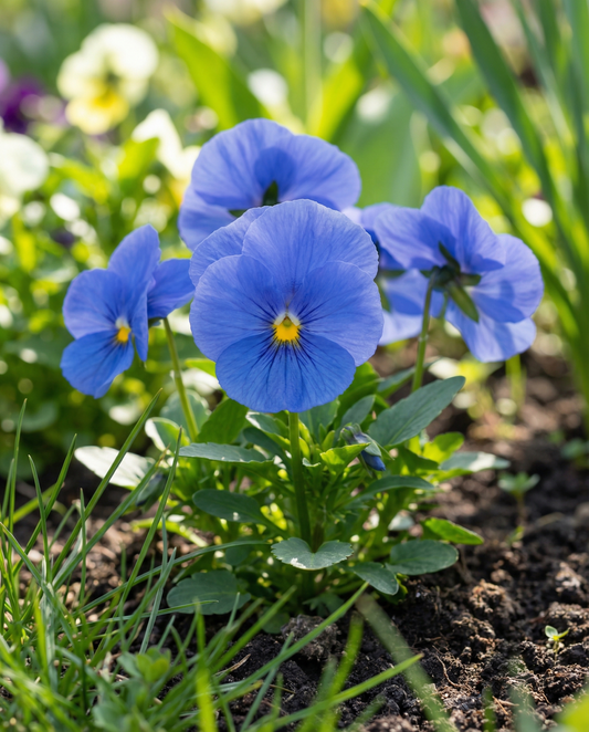 Pansy Celestial (Viola wittrockiana) – biennial flower seeds from SeedsChoice