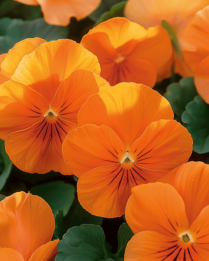 Pansy Pure Orange seeds (Viola wittrockiana) – biennial flower