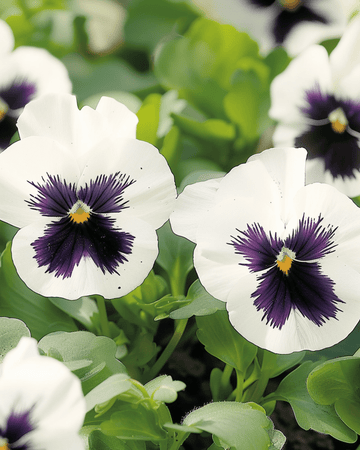 Stiefmütterchen Silverbride Samen (Viola wittrockiana) – zweijährige Blume