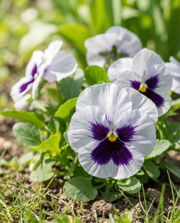 Stiefmütterchen Silverbride (Viola wittrockiana) – zweijährige Blumensamen von SeedsChoice