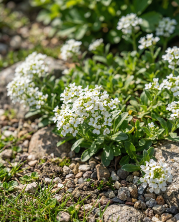 Gänsekresse Snowball (Arabis alpina) – mehrjährige Gemüsesamen von SeedsChoice