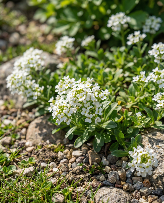 Rock Cress Snowball (Arabis alpina) – perennial vegetable seeds from SeedsChoice