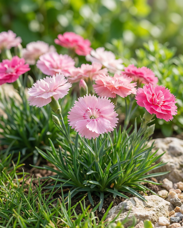 Garden Pinks Spring Beauty (Dianthus plumarius) – perennial mix seeds from SeedsChoice
