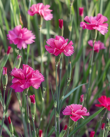 Heide-Nelke Carmine Rose Samen (Dianthus deltoides) – mehrjährig