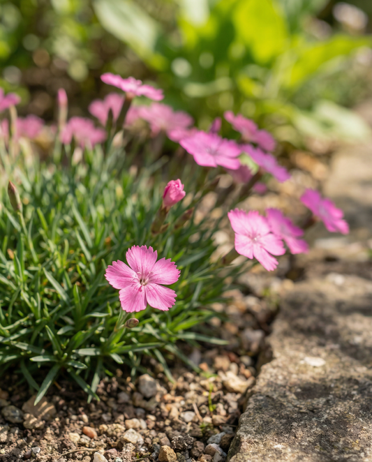 Maiden Pink Carmine Rose (Dianthus deltoides) – perennial seeds from SeedsChoice