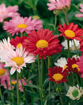 Pyrethrum Seeds Tanacetum Coccineum Perennial Robinsons Giants Mix