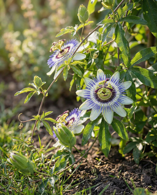 Passionsblume (Passiflora caerulea) – mehrjährige Blumensamen von SeedsChoice
