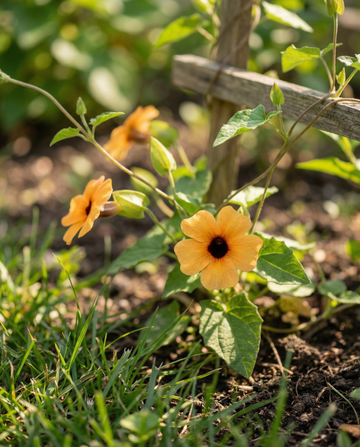 Black Eyed Susan Climber (Thunbergia alata) – perennial climber seeds from SeedsChoice