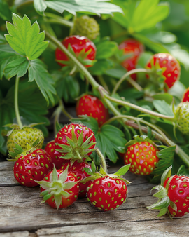 Wald-Erdbeere Samen Baron Von Solemacher Fragaria Vesca mehrjährig rote Frucht