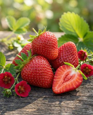 Strawberry Ruby Ann F1 (Fragaria ananassa) – perennial seeds from SeedsChoice