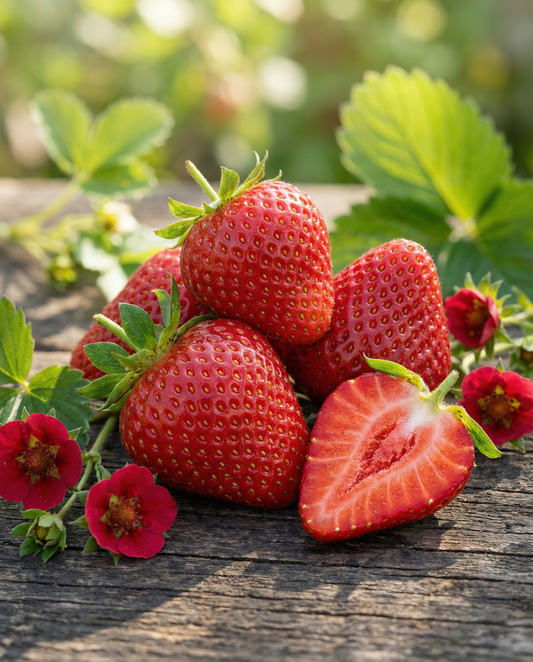 Erdbeere Ruby Ann F1 (Fragaria ananassa) – mehrjährige Samen von SeedsChoice