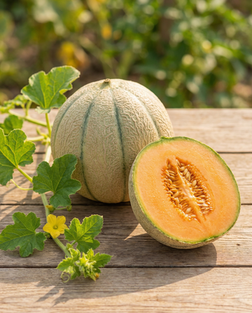 Charentais-Melone (Cucumis melo) – einjährige Gemüsesamen von SeedsChoice