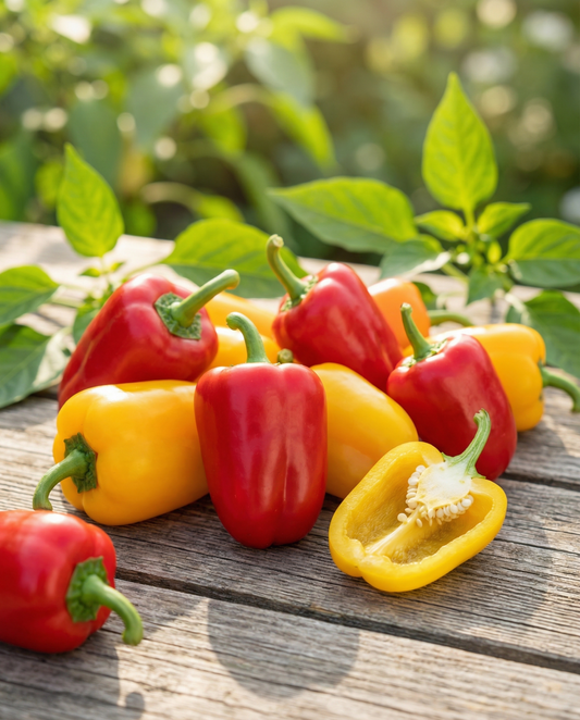Baby Sweet Pepper Tinkerbell F1 Mix (Capsicum annuum) – einjährige Gemüsesamen von SeedsChoice