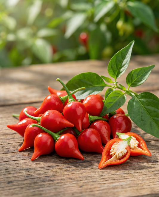 Paprika Biquinho (Capsicum chinense) – einjährige Gemüsesamen von SeedsChoice