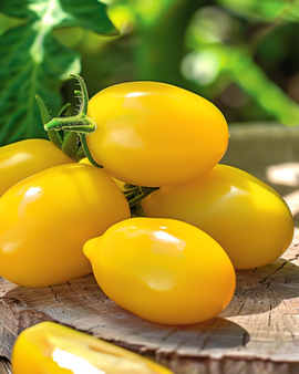 Snack Tomato Dattolime F1 Yellow Seeds Solanum Lycopersicum Annual