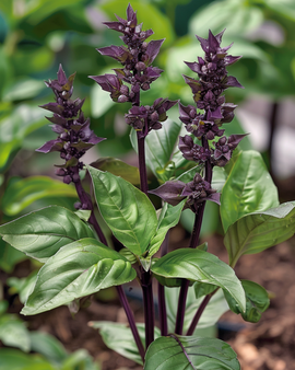 Cinnamon Basil Seeds Ocimum Basilicum Annual Herb