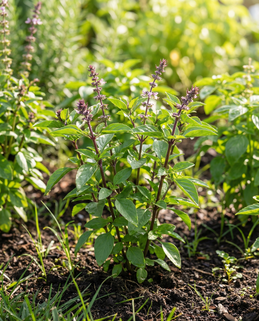Zimt-Basilikum (Ocimum basilicum) – einjährige Kräutersamen von SeedsChoice