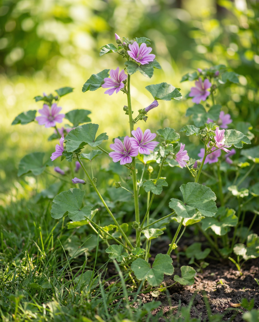 Mallow (Malva sylvestris) – perennial herb seeds from SeedsChoice