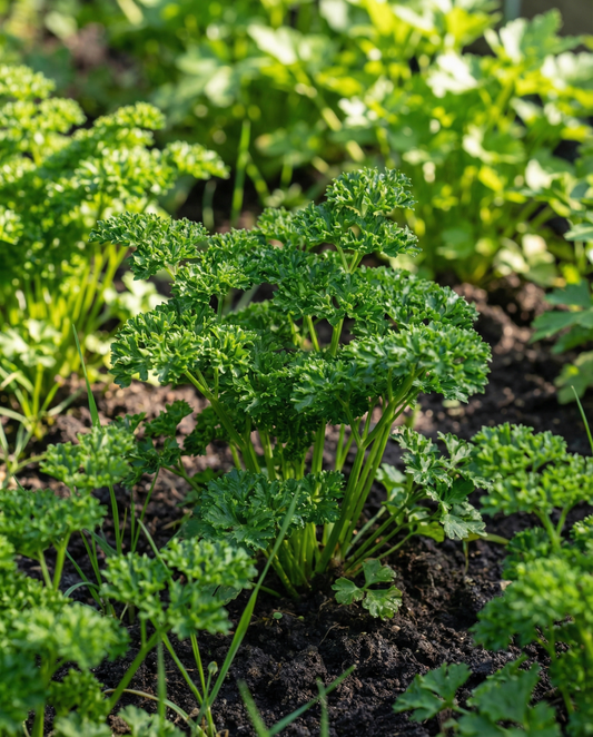Curled Parsley (Petroselinum crispum) – biennial seeds from SeedsChoice