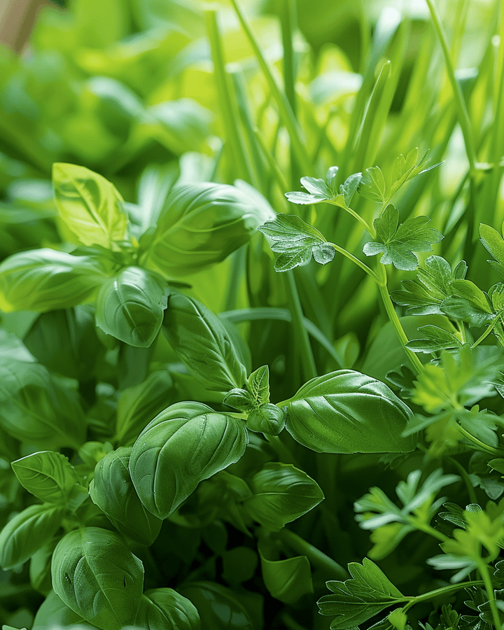 Mischung Culinary Blend Basilikum Petersilie Schnittlauch Rucola Kresse Samen – einjähriges Kraut