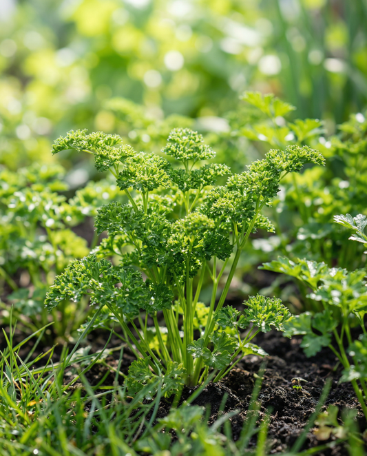 Curled Parsley Bravour (Petroselinum crispum) – annual herb seeds from SeedsChoice