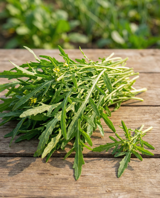 Wild Rocket Leaf Green (Diplotaxis tenuifolia) – mehrjährige Gemüsesamen von SeedsChoice