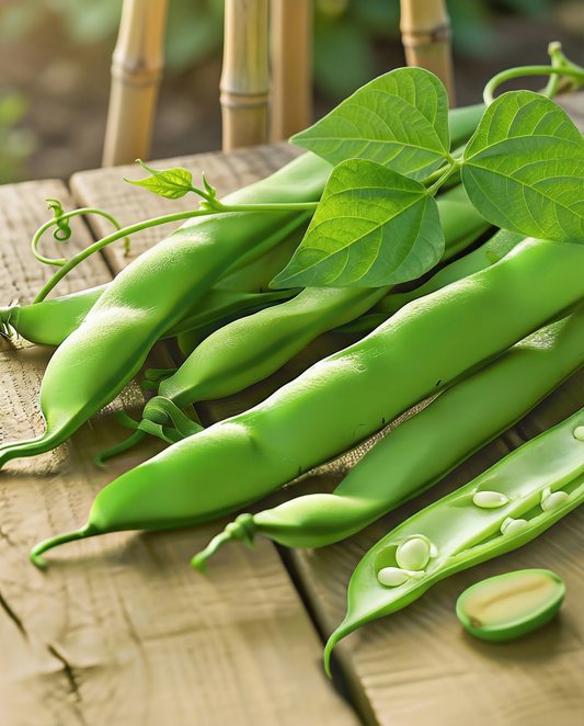 Climbing Bean Raadsheer 25g (Phaseolus vulgaris) – annual climber seeds from SeedsChoice