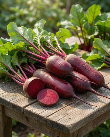 Rote Bete Cylindra (Beta vulgaris) – einjährige Gemüsesamen von SeedsChoice