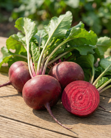 Rote Bete Egyptian Turnip Rooted (Beta vulgaris) – einjährige Gemüsesamen von SeedsChoice