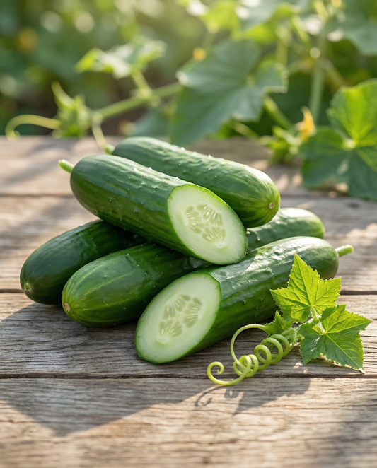 Snack-Gurke Kaikura F1 Mini (Cucumis sativus) – einjährige Gemüsesamen von SeedsChoice
