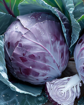 Red Cabbage Seeds Langedijker Allervroegste Brassica Oleracea Annual