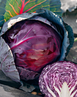 Cabbage Roodkop Seeds Brassica Oleracea Annual Variety