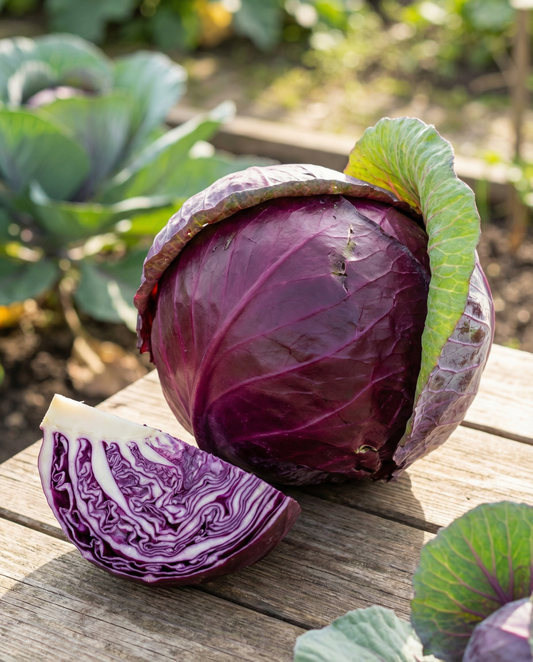 Red Cabbage Langedijker Bewaar 2 (Brassica oleracea) – annual vegetable seeds from SeedsChoice