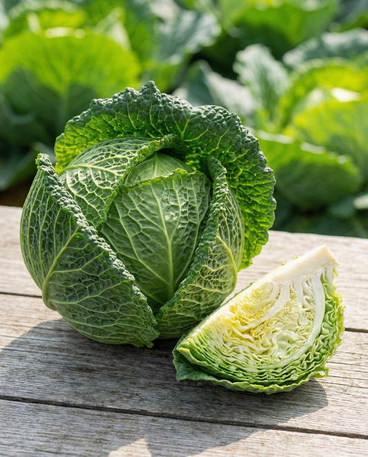 Savoy Cabbage Westlandse Putjes (Brassica oleracea) – annual vegetable seeds from SeedsChoice