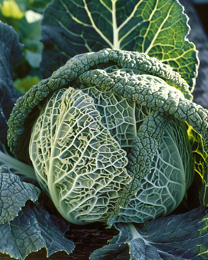 Wirsing Winterking 2 Winter Samen (Brassica oleracea) – einjähriges Gemüse