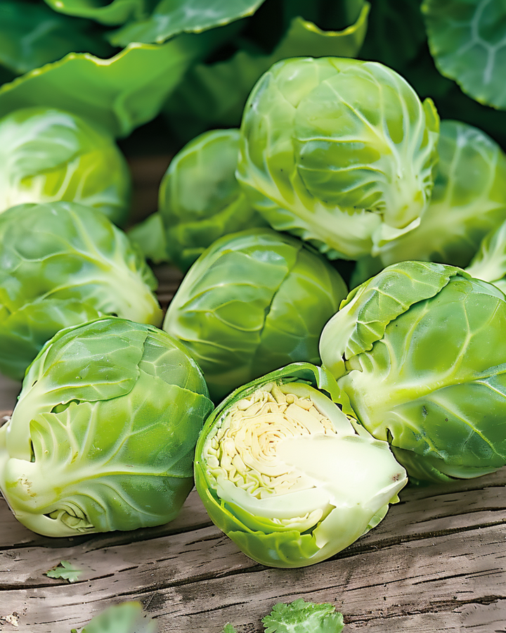 Brussels Sprouts Groninger Winter Harvest seeds (Brassica oleracea) – annual